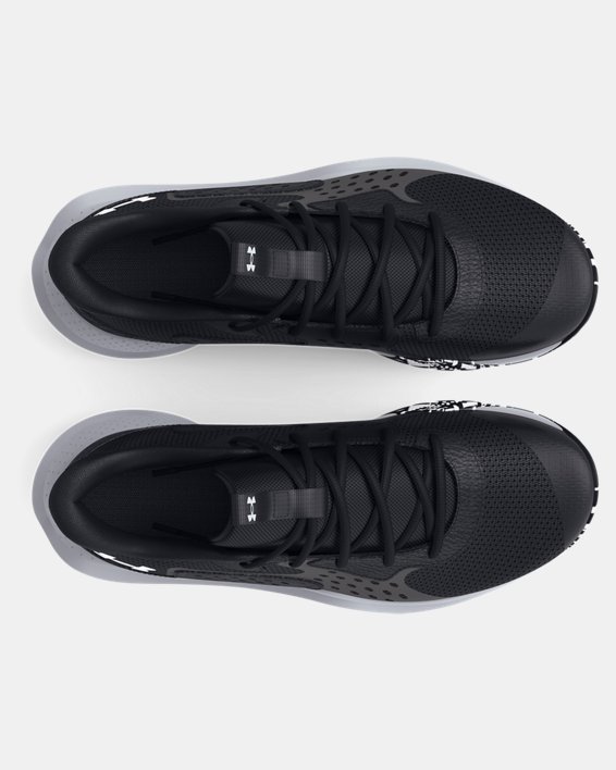 Unisex UA Jet '23 Basketball Shoes in Black image number 2